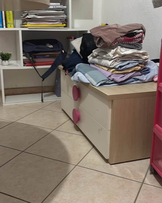 Libreria scrivania e cassettiera