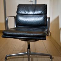 Herman Miller Eames sedia in pelle imbottita