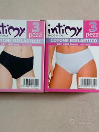 6 slip donna Nuovi cotone elasticizzato tg3