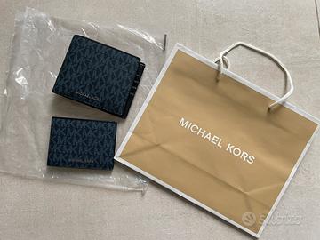 MICHAEL KORS portafoglio + portatessere NUOVI