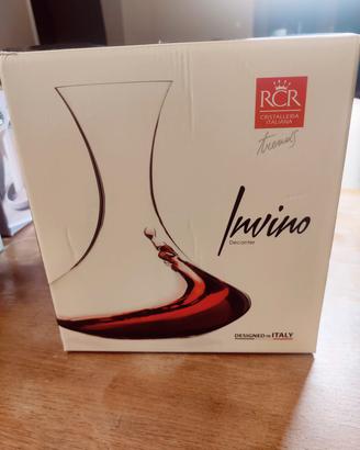 RCR Decanter Invino 2 L in Cristallo LUXION