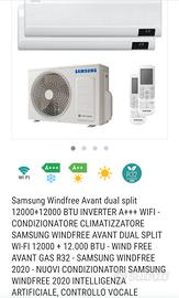 condizionatore Samsung dual 12+9