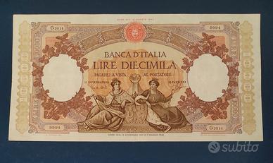 Banconote Italiane Lire 10.000 Regina Del Mare