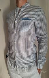 Camicia Pull&Bear in lino e cotone, tg.S