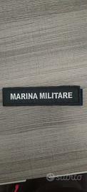 Patch originale "Marina Militare" con velcro