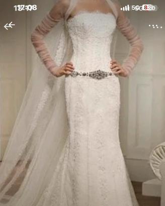 Abito da sposa Pronovias misura 44 modello sirena