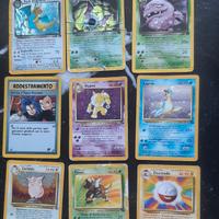 Lotto carte Pokemon rare holo dustrutte