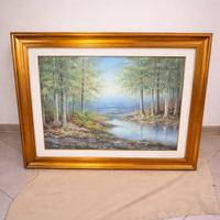 Quadro a olio firmato Conti con certificato