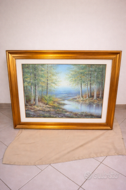 Quadro a olio firmato Conti con certificato