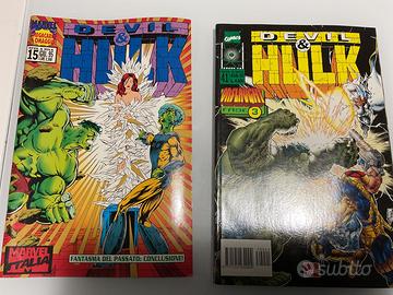 Fumetto devil & hulk