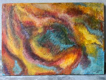 Quadro pittura arte design astratto tempera 70x100