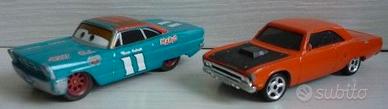 2 Model Disney Pixar, Plymouth Roadrunner - Mattel