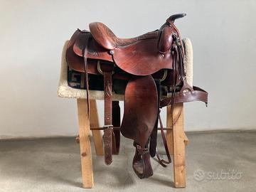 Sella western TEX TAN usata