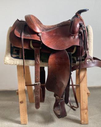 Sella western TEX TAN usata