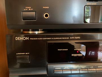 Impianto stereo Denon e casse infinity