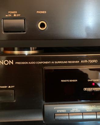 Impianto stereo Denon e casse infinity