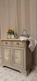 credenza in legno cottage