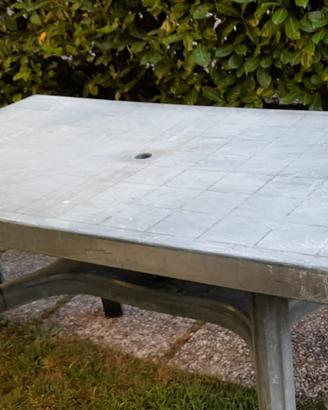 Tavolo e sedie da giardino in palstica
