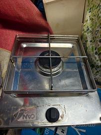 piano cottura inox CAN