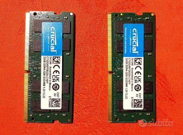 RAM 2*32Gb Crucial DDR4-SODIMM
