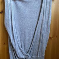 Gilet Top Smanicato Robe di Kappa Donna Grigio