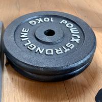 2 x 10 kg Dischi ghisa palestra Powrx Strongline