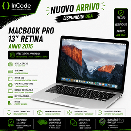 💻 MacBook Pro 13" Retina 2015 – Intel Core i5