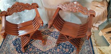 Sedie Savonarola pieghevoli