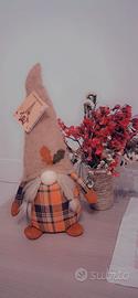 Gnomo decorativo autunnale