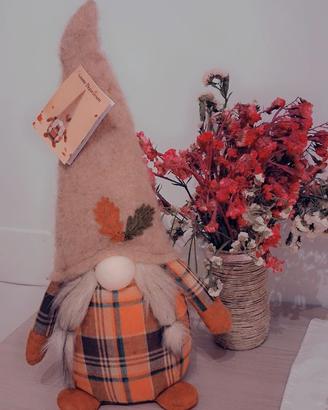 Gnomo decorativo autunnale