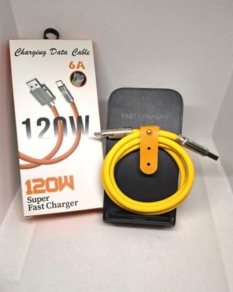 Cavo dati ricarica rapida in silicone-6A 120W