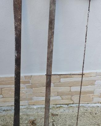 2 seghe vintage per legno