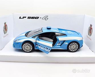 MODELLO LAMBORGHNI HURACAN POLIZIA NO BURAGO  SCAT