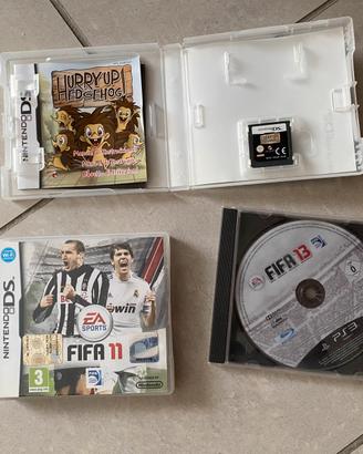 Lotto Videogiochi Sport e Puzzle per DS e PS3