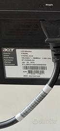 Monitor LCD 19 a colori compreso di cavi