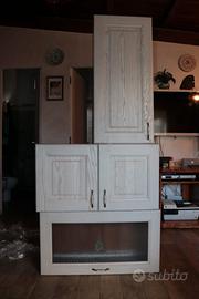 Pensili Cucina Shabby Bianco