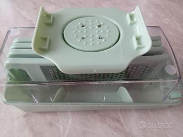 Mandolina-macina pepe/sale-tagliere-filtro te