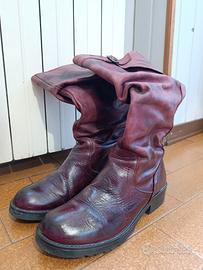 Stivaletti in pelle fiorentina