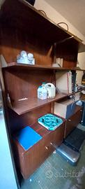 libreria mobile anni 60 teak