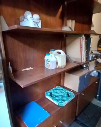 libreria mobile anni 60 teak
