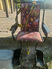 SEGGIOLINO BICICLETTA BIMBI POSTERIORE E ANTERIORE