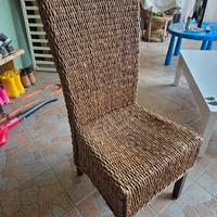 6 Sedie in paglia