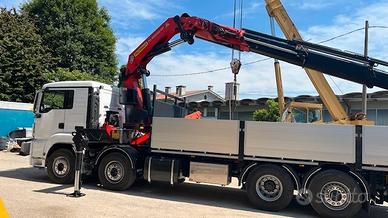 Man TGS 35.420 Euro 6 con Gru PK 65002 + cassone f