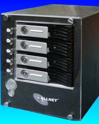NAS Backup ALLNET ALL-6400 RAID5 datarecovery QNAP