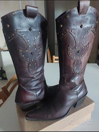 Stivali in pelle donna made in italy