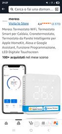 termostato meross wifi alexa Google ecc