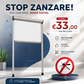 Zanzariera Molla Antivento Soli 33 Euro Ivata