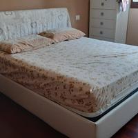 letto matrimoniale contenitore con materasso 