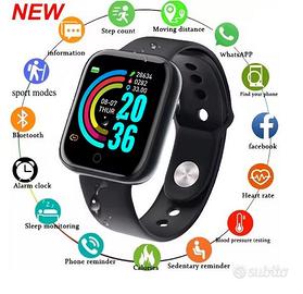 Smart Watch controllo pressione, orologio, calorie