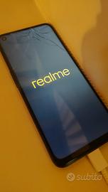 realme 8 5G con vetro leggermente rotto